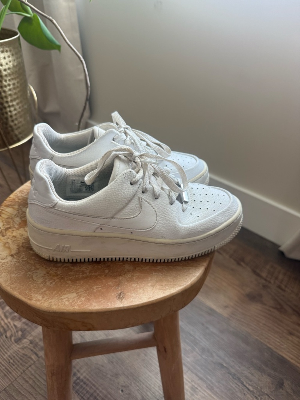 Nike Air Force 1 Sage Low Women's Shoes, white - Picture 3 of 7